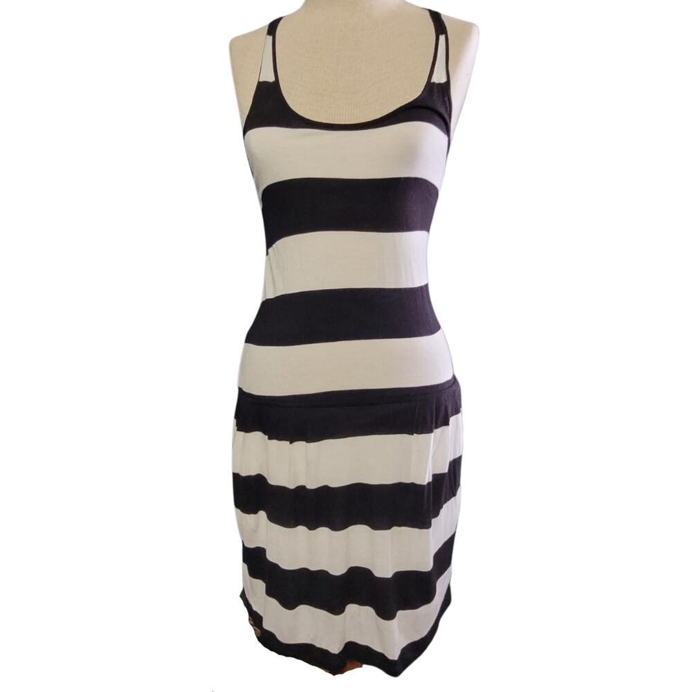 BCBGMAXAZRIA Racerback Tank Dress with Pockets Size Small